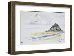 Mont Saint-Michel, Normandy, France-Richard Lawrence-Framed Photographic Print