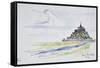 Mont Saint-Michel, Normandy, France-Richard Lawrence-Framed Stretched Canvas