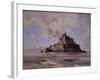 Mont Saint-Michel, North-East Side, 1881-Emmanuel Lansyer-Framed Giclee Print