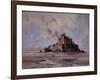 Mont Saint-Michel, North-East Side, 1881-Emmanuel Lansyer-Framed Giclee Print