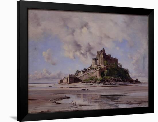 Mont Saint-Michel, North-East Side, 1881-Emmanuel Lansyer-Framed Giclee Print