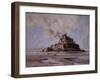 Mont Saint-Michel, North-East Side, 1881-Emmanuel Lansyer-Framed Giclee Print