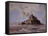 Mont Saint-Michel, North-East Side, 1881-Emmanuel Lansyer-Framed Stretched Canvas