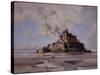 Mont Saint-Michel, North-East Side, 1881-Emmanuel Lansyer-Stretched Canvas