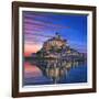 Mont Saint Michel Soir-Richard Harpum-Framed Art Print