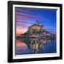 Mont Saint Michel Soir-Richard Harpum-Framed Art Print