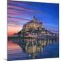 Mont Saint Michel Soir-Richard Harpum-Mounted Art Print