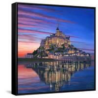 Mont Saint Michel Soir-Richard Harpum-Framed Stretched Canvas