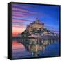 Mont Saint Michel Soir-Richard Harpum-Framed Stretched Canvas