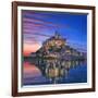 Mont Saint Michel Soir-Richard Harpum-Framed Art Print