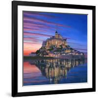 Mont Saint Michel Soir-Richard Harpum-Framed Art Print