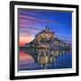 Mont Saint Michel Soir-Richard Harpum-Framed Art Print