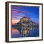 Mont Saint Michel Soir-Richard Harpum-Framed Art Print