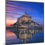 Mont Saint Michel Soir-Richard Harpum-Mounted Art Print