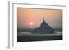 Mont Saint Michel Sunset-Philippe Manguin-Framed Photographic Print