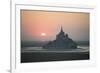 Mont Saint Michel Sunset-Philippe Manguin-Framed Photographic Print