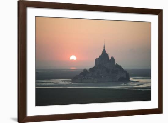 Mont Saint Michel Sunset-Philippe Manguin-Framed Photographic Print