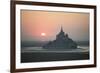 Mont Saint Michel Sunset-Philippe Manguin-Framed Photographic Print