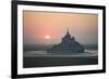 Mont Saint Michel Sunset-Philippe Manguin-Framed Photographic Print