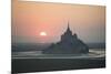 Mont Saint Michel Sunset-Philippe Manguin-Mounted Photographic Print