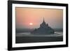 Mont Saint Michel Sunset-Philippe Manguin-Framed Photographic Print