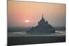 Mont Saint Michel Sunset-Philippe Manguin-Mounted Photographic Print