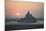 Mont Saint Michel Sunset-Philippe Manguin-Mounted Photographic Print