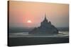 Mont Saint Michel Sunset-Philippe Manguin-Stretched Canvas