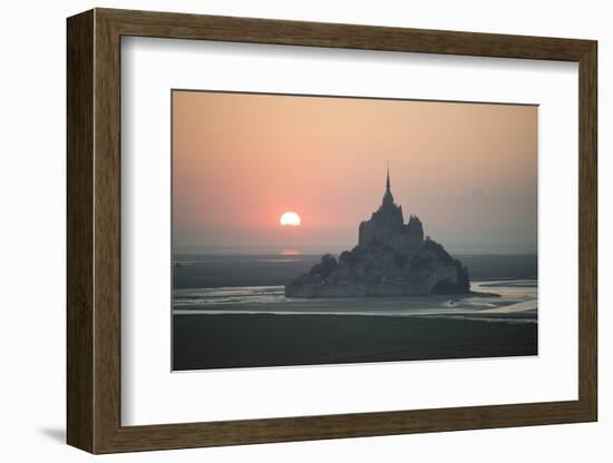 Mont Saint Michel Sunset-Philippe Manguin-Framed Photographic Print