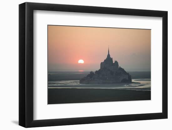 Mont Saint Michel Sunset-Philippe Manguin-Framed Photographic Print