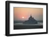 Mont Saint Michel Sunset-Philippe Manguin-Framed Photographic Print