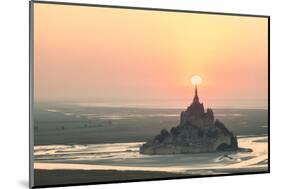 Mont Saint Michel Target-Philippe Manguin-Mounted Photographic Print