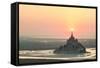 Mont Saint Michel Target-Philippe Manguin-Framed Stretched Canvas