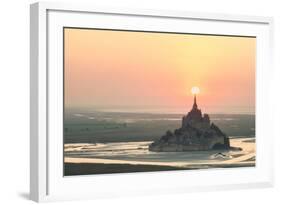 Mont Saint Michel Target-Philippe Manguin-Framed Photographic Print