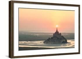 Mont Saint Michel Target-Philippe Manguin-Framed Photographic Print