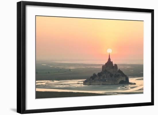 Mont Saint Michel Target-Philippe Manguin-Framed Photographic Print