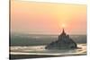 Mont Saint Michel Target-Philippe Manguin-Stretched Canvas