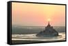 Mont Saint Michel Target-Philippe Manguin-Framed Stretched Canvas