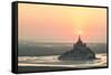 Mont Saint Michel Target-Philippe Manguin-Framed Stretched Canvas