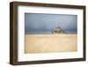 Mont Saint Michel under grey sky-Philippe Manguin-Framed Photographic Print