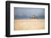 Mont Saint Michel under grey sky-Philippe Manguin-Framed Photographic Print