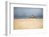 Mont Saint Michel under grey sky-Philippe Manguin-Framed Photographic Print