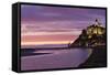 Mont Saint Michel, UNESCO World Heritage Site, Manche, Basse Normandy, France, Europe-Markus Lange-Framed Stretched Canvas