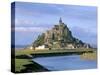 Mont Saint Michel, Unesco World Heritage Site, Manche, Normandy, France-Bruno Morandi-Stretched Canvas