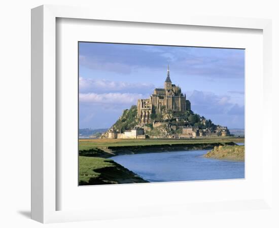 Mont Saint Michel, Unesco World Heritage Site, Manche, Normandy, France-Bruno Morandi-Framed Photographic Print