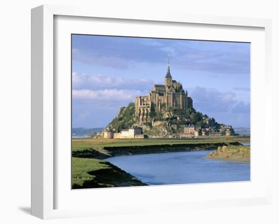 Mont Saint Michel, Unesco World Heritage Site, Manche, Normandy, France-Bruno Morandi-Framed Photographic Print