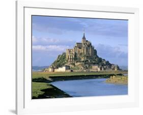 Mont Saint Michel, Unesco World Heritage Site, Manche, Normandy, France-Bruno Morandi-Framed Photographic Print