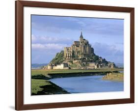 Mont Saint Michel, Unesco World Heritage Site, Manche, Normandy, France-Bruno Morandi-Framed Photographic Print