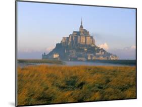 Mont Saint Michel, Unesco World Heritage Site, Manche, Normandy, France-Bruno Morandi-Mounted Photographic Print