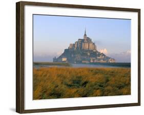 Mont Saint Michel, Unesco World Heritage Site, Manche, Normandy, France-Bruno Morandi-Framed Photographic Print